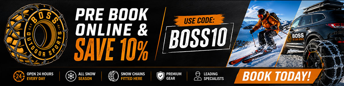Save 10% on Ski Snowboard & Chain Hire